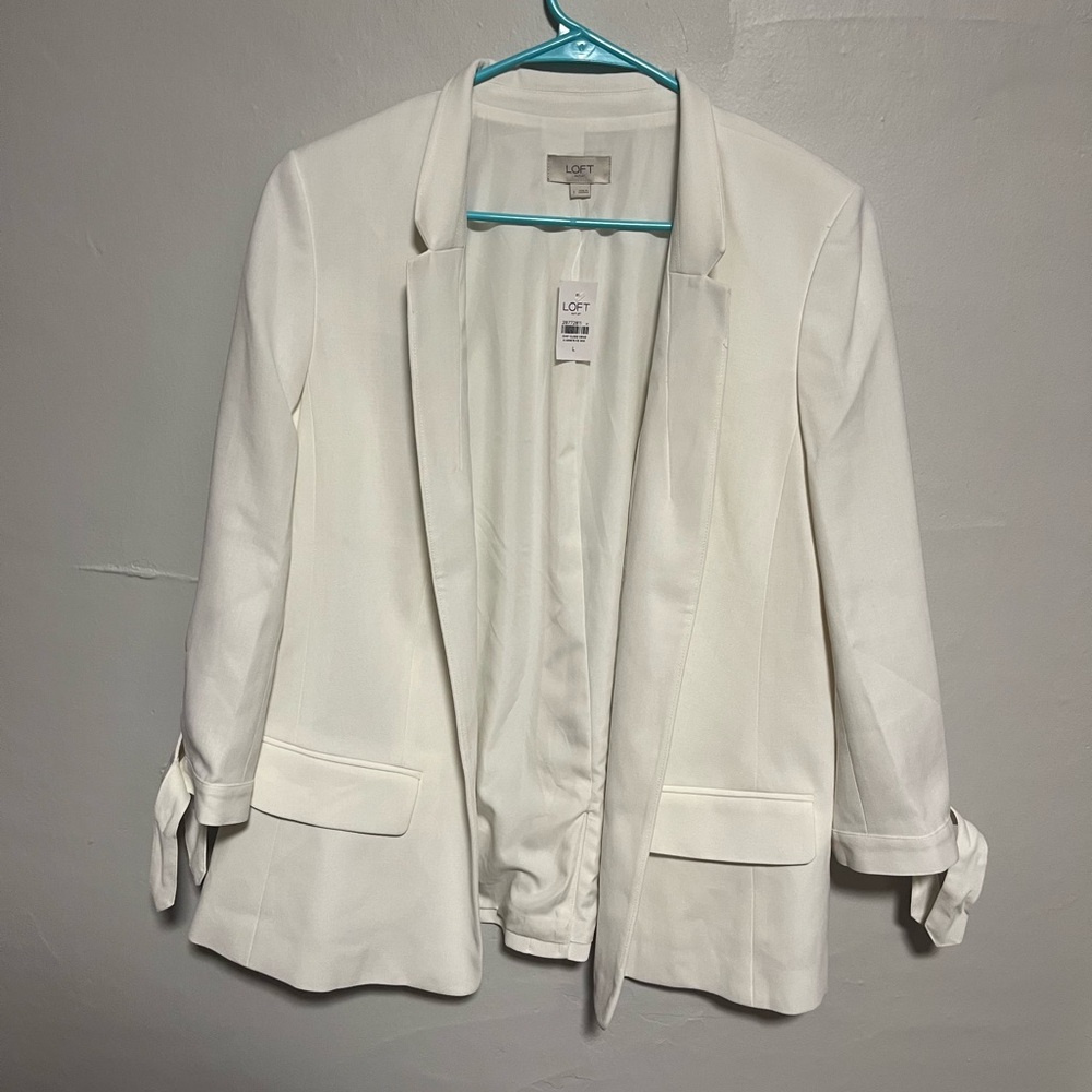 LOFT Women's Classic Cream Blazer